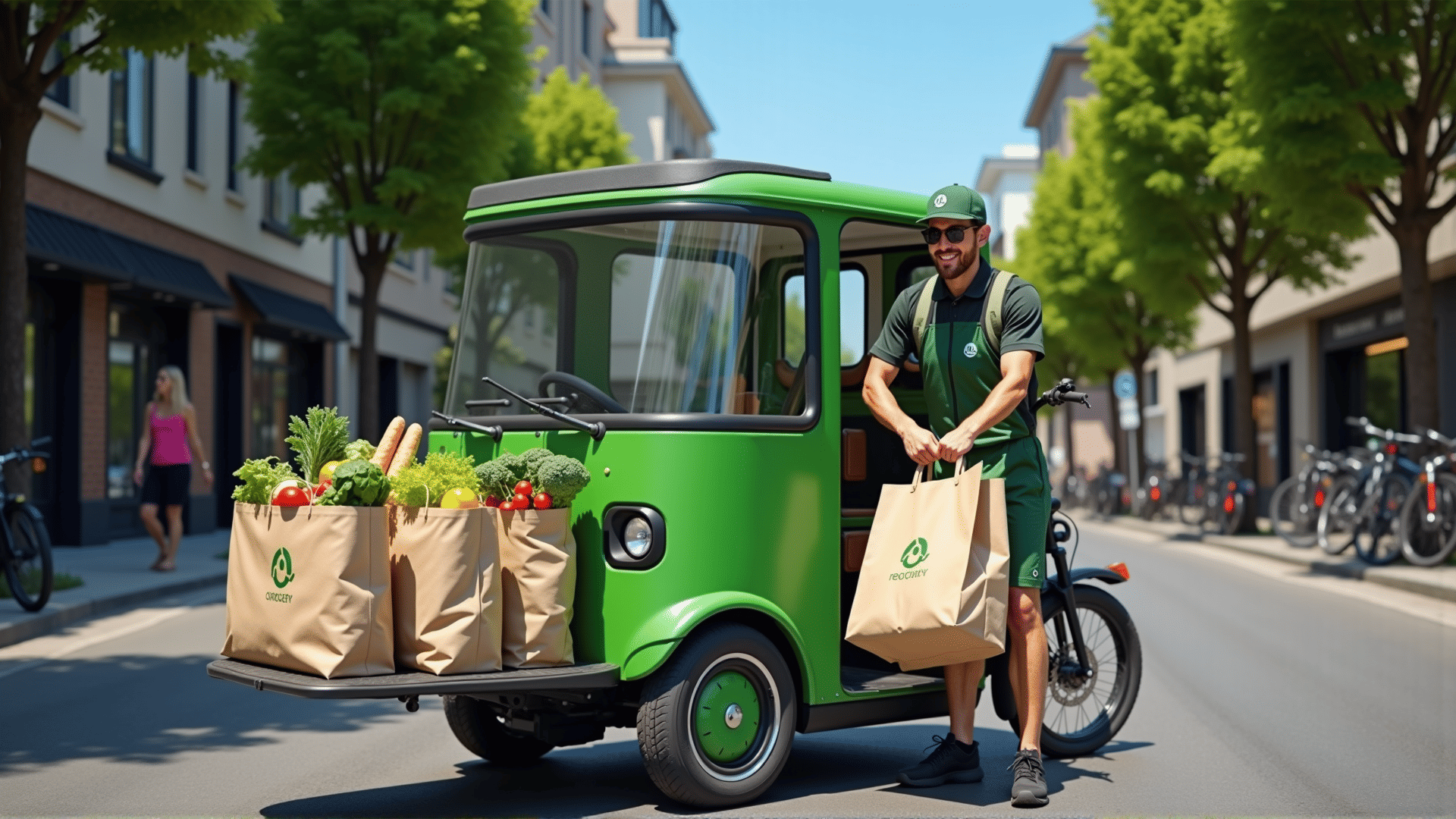 Eco-friendly grocery delivery